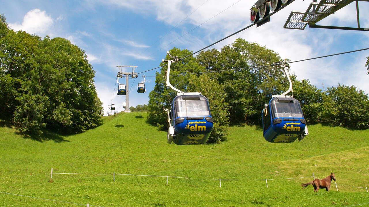 Sportbahnen Elm - im Sommer