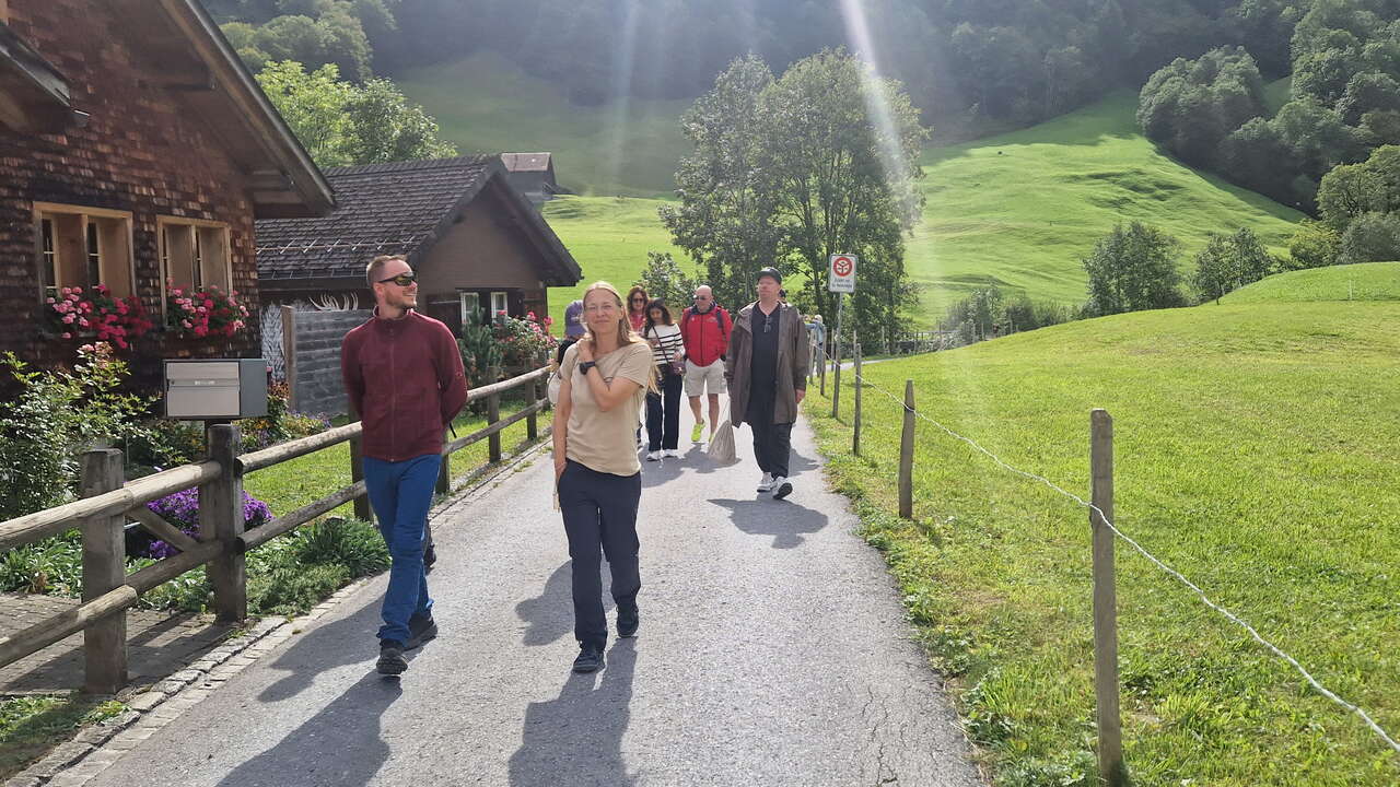 Internationale Medienschaffende besuchen das Welterbe Sardona