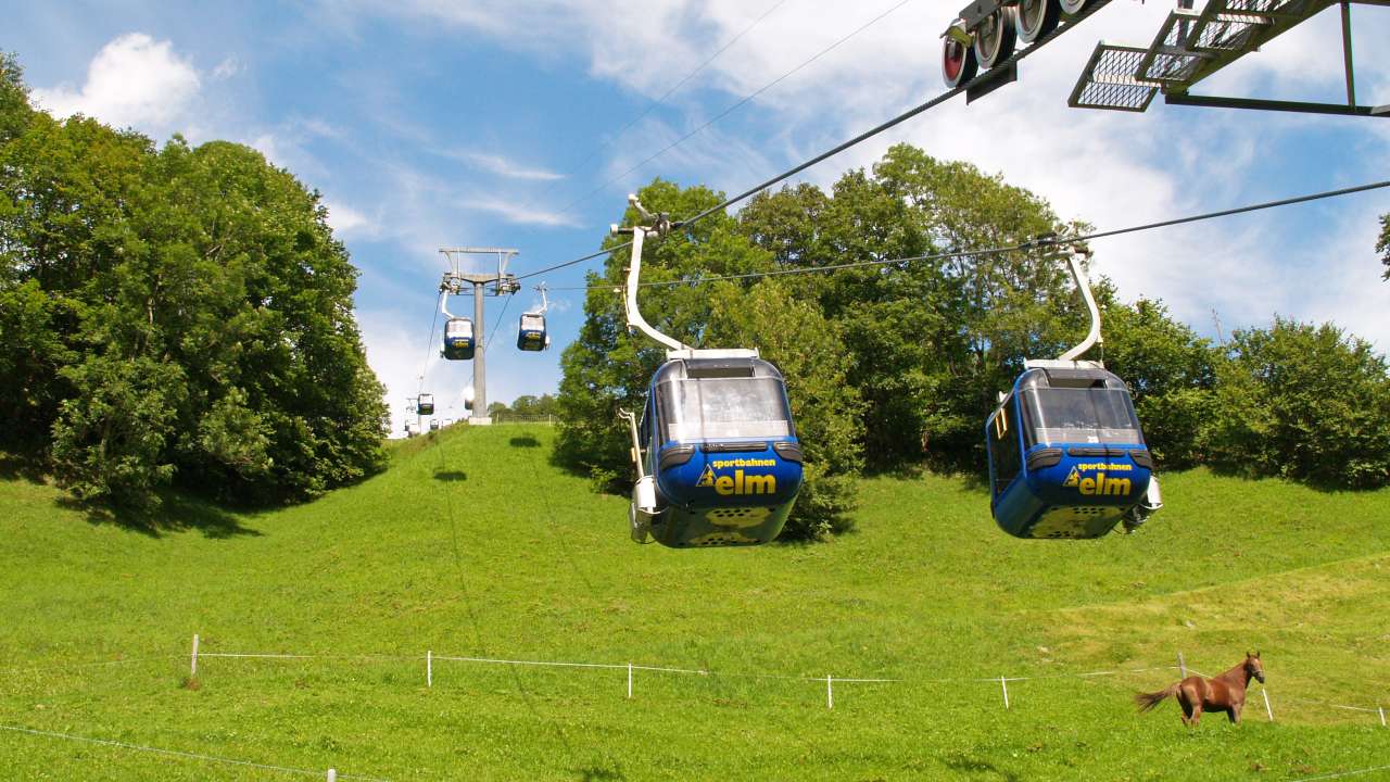 Sportbahnen Elm - im Sommer