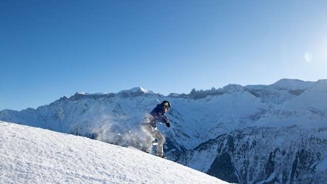 Sportbahnen Elm im Winter
